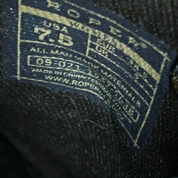 ROPER, Floral Women's Boot 7.5 - Picture 6 of 8